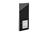 Intercomunicador de Puerta DoorLine Slim Dect Funk Negro, Timbre, Timbre inalámbrico, con conexión de abrepuertas eléctrico, teléfono Fijo y móvil como intercomunicadores Interiores