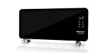 Orbegozo REH 2050 – Panel radiante con frontal de cristal templado en color negro, apto para baño, mando a distancia y temporizador. 2000 W de potencia.