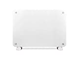 Haverland OSYRIS-15 | Convector Cristal | 1500W | Portátil / Pared | Calefactor Eléctrico Programable | Termostato Digital LCD | Timer | Diseño Elegante | Soportes Incluidos | Blanco