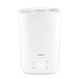 Miniland - Humitop Connect - Humidificador Ultrasónico de Llenado Superior com Gran Autonomía (35H), Luz de com Pañía, Aromaterapia y Control de Funciones Desde El Móvil O PC