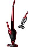 AEG CX7-2-45AN Aspiradora Escoba Sin Cable y de Mano,Cepillo Mascotas, Batería 45 Minutos,2 Velocidades,Cepillo 180º, 79dB de Ruido, Función Limpieza Cepillo,Cepillo Luces LED, Depósito 0.5L, Rojo