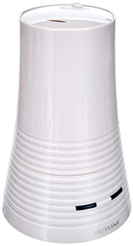 Medisana AH 662 Humidificador ultrasónico, purificador de aire para dormitorio y sala de estar, nebulizador con compartimento de aromas contra el aire seco, 4,5 litros