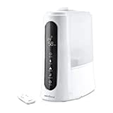 Miniland Humitouch Pure - Humidificador Ultrasónico Programable, con Ozonizador y Aromaterapia, más de 50 Horas de Autonomía, capacidad 5L
