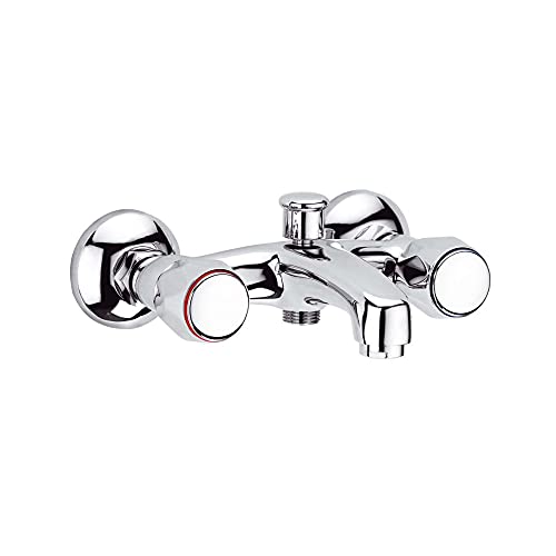 Clever 96086 Grifo de Baño-Ducha Bimando, Urban, Cromado