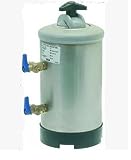 8L 8 litros 3/4 "Dva Manual descalcificador de agua 1 kg de sal regeneración tipo C/W resina