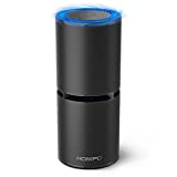 HOMPO Portátil Purificador de Aire - Filtro de Aire Ionizador Compacto Generador de Iones Negativos, sin Necesidad de Filtro, para Auto hogar Oficina Eliminar el Humo Polvo PM2,5 alergias gérmenes