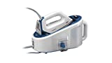 Braun Hogar Carestyle 5 IS5145WH Centro de Planchado, Suela bidireccional eloxal 3D, depósito extraíble 2 L, Golpe de Vapor 400 gr/min, 2400 W, plástico, Blanco y Azul