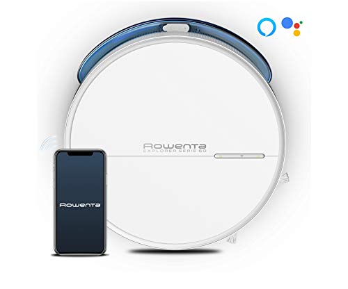 Rowenta X-plorer Serie 60 Allergy Care Connect RR7447 - Robot Aspirador fregasuelos, conectado con 3 modos navegación, Wifi, Alexa y Google Assistant