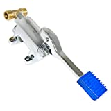 Grifo pedal mezclador para fregaderos industriales de hostelería + Adaptador conexión para dos aguas Fría - Caliente.