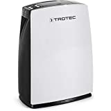 TROTEC Deshumidificador eléctrico TTK 51 E, 16L/24h, Indicador LED, Depósito 2,3 L, Portátil. Para Habitaciones de hasta 31m²/78m³, Compacto, Filtro de Aire, Silencioso, 340 W, Auto-Apagado, Higrostato