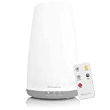 Medisana AH 670 Humidificador ultrasónico con compartimento de aromas y función de precalentamiento, nebulizador con mando a distancia para aire seco en el salón y el dormitorio, 1,8 litros