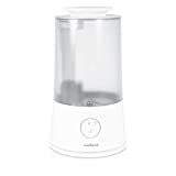 Miniland - Humitop - Humidificador Ultrasónico de Fácil Uso, com Llenado Superior, Luz de com pañía, Aromaterapia y Autonomía de Más de 24h, Blanco