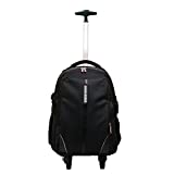 Phoenix Mochila Trolley con Ruedas para Portátil hasta 17 Pulgadas (Negro)