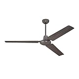 Westinghouse Lighting Industrial Ventilador de Techo, 63 W, Acabado en Espresso con aspas Espresso