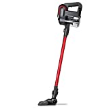 Taurus Ultimate Lithium - Aspirador escoba; aspirador de mano 2 en 1; sin cable; baterías de litio; zapata motorizada; filtro hepa; tubo 70cm; depósito de 650ml; rojo