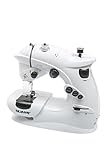Maquina de Coser Portatil 7 Puntadas Corriente y Pilas Pedal Costurera con Luz