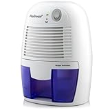 Pro Breeze Mini Deshumidificador 500ml Eléctrico con Tecnología Peltier, Silencioso, Apagado automático, Portátil con Depósito Extraíble. Absorbe la Humedad de Habitaciones y Baños Pequeños