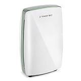 TROTEC Deshumidificador eléctrico TTK 68 E, 20L/24h, Pantalla LED, Depósito 4L, Portátil, Para Habitaciones de 45m²/110 m³, Filtro de Aire, Diseño, Silencioso, 450 W, Auto-Apagado, Temporizador, Secado de Ropa