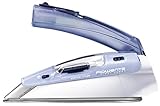 Rowenta First Class DA1510F1 - Plancha de viaje 1000 W, portátil y de fácil transporte, gran rendimiento con golpe de vapor de 45 gr/minuto, plegable con punta de precisión y doble voltaje 120 - 240 V