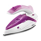 Ufesa PV0500 Plancha de Vapor de Viaje 1100W, Golpe de Vapor Max 75gr y Contante 0 - 15gr/min, Bivoltaje 115/230V, Suela Inox, Mango Plegable