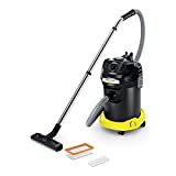 Kärcher 1.629-731.0 Aspirador en seco y de Ceniza AD 4 Premium 600W, 17L, 600 W, 220 V, Negro/Amarillo