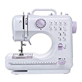 Signstek – Máquina de coser con 12 programas de costura ajustable velocidad pie de cabra (intercambiable para los principiantes niños Constructor Enthousiaste