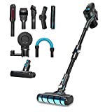 Cecotec Aspirador Escoba Sin Cable Conga Rockstar 500 Ultimate Ergoflex, 430W y 24 KPA, Sin Bolsa, 3 en 1: Vertical, Escoba y de Mano, Motor, Digital, Tubo Flexible, hasta 65 min de Autonomía