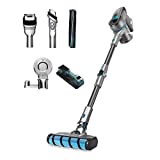 Cecotec Aspirador Vertical Conga Rockstar 300 X-Treme ErgoWet. Sin Cables 4 en 1: Vertical, Escoba, de Mano y friegasuelos, 430 W, 24 KPA, Tubo Flexible, hasta 65 min de Autonomía