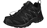 Salomon XA PRO 3D GORE-TEX Zapatillas de Trail Running para Hombre, Impermeables, Ofrecen Estabilidad, Agarre y Protección, Negro (Magnet), 43 1/3 EU