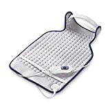 medisana HP 460 Almohadilla térmica para cuello y espalda, almohadilla térmica con 3 niveles de temperatura, protección contra sobrecalentamiento, desconexión automática, lavable, para espalda