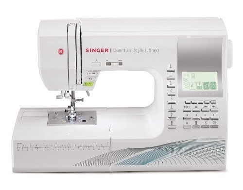 Singer Quantum Stylist 9960 Máquinas de Coser, Blanco, Único