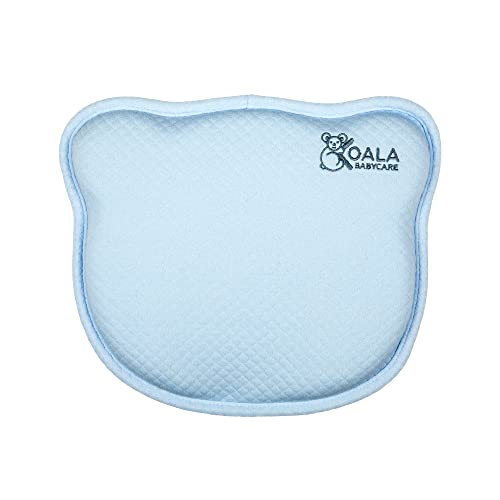 Almohada para bebés para Ayudar a prevenir y Tratar la plagiocefalia, de Funda Extraible (con Dos Fundas) Hecha de Memory Foam