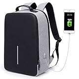 UBAYMAX USB Mochila Antirrobo, 15.6 Mochila de Seguridad Mochila para Ordenador portátil, Regalo para Estudiantes/Hombre/Mujer, Mochila Impermeable de Colegio Viaje Negocios