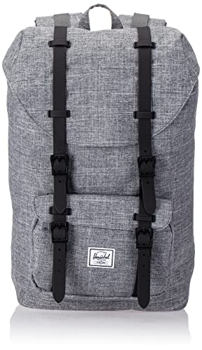 Herschel 10020-00919 Herschel Little America Mid-Volume Backpack Unisex Raven Crosshatch/Black Herschel 10020-00919 Herschel Little America Mid-Volume Backpack Unisex Raven Crosshatch/Black