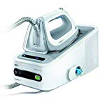 Braun Hogar is5042WH - Centro planchado, 2400 w, depósito 1.4 litros, suela eloxal bidireccional 3d, blanco y gris