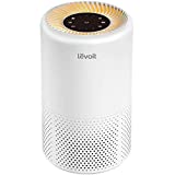 Levoit Purificador de Aire Portátil con Filtro HEPA para Hogar y Oficina, Hasta 20 m2, Temporizador, Luz Nocturna, Libre de Ozono, 3 Velocidades, para Alergia, Tabaco, Caspa de Mascotas, Vista 200
