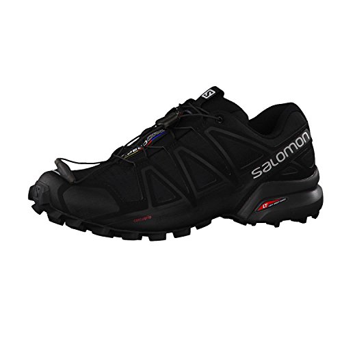 Salomon Speedcross 4, Zapatillas de Trail Running Hombre, Black/Black Metallic, 40 EU Salomon Speedcross 4, Zapatillas de Trail Running Hombre, Black/Black Metallic, 40 EU