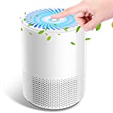 Purificador de Aire con Filtro HEPA H13, Filtra el 99,97 % del Humo, Polvo, Bacterias, Polen, Pelo de Mascotas,Purificadores de aire USB de escritorio de bajo ruido para Hogar y la Oficina