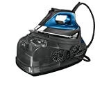 Rowenta Silence Steam Pro DG9160 Centro de planchado vertical, 7.5 bares, golpe de vapor de 480g/min, tecnología silenciosa, desinfecta, vapor con caldera