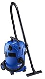 Nilfisk Aspirador de Bricolaje Multi II 22, con indicador de Limpieza del Filtro, Azul, 22L