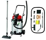 Einhell Expert Aspirador seco/ liquido - TE-VC 2230 SA de tipo industrial (230 V, 1150 W, recipiente de 30 L, nivel de ruido 74 dB), incorpora muchos accesorios
