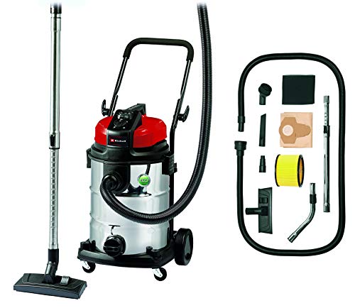 Einhell Expert Aspirador seco/ liquido - TE-VC 2230 SA de tipo industrial (230 V, 1150 W, recipiente de 30 L, nivel de ruido 74 dB), incorpora muchos accesorios