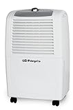 Orbegozo DH 3540 DESHUMIDIFICADOR 35 Lt DH3540, 520 W, 6 litros, 40 Decibelios, Plástico, Azul, Blanco