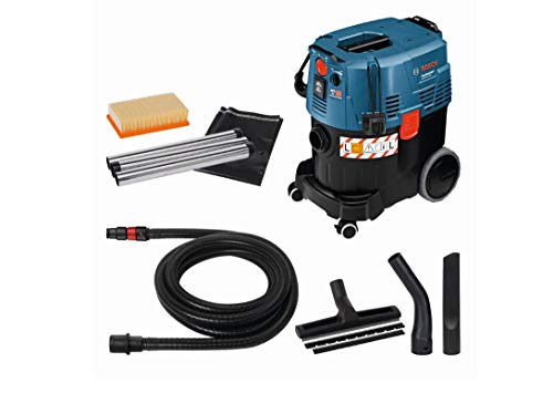 Bosch Professional GAS 35 L AFC - Aspirador seco/húmedo (254 mbar, depósito 35 l, clase polvo L, manguera 5m)