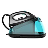 Cecotec Centro de Planchado Total Iron 7200 Titan. 2700 W, 7 Bares de presión, Suela cerámica, Vapor Continuo 150g/min, Sistema antigoteo y de Seguridad, Depósito Agua de 2L