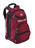 Wilson WGB140700DRED Staff - Mochila, Color Rojo y Negro