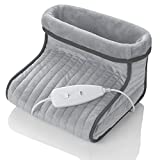 Medisana FWS - Calientapiés , Calefacción Eléctrica para Pies, 6 Niveles de Temperatura, Desconexión Automática, Protección contra Sobrecalentamiento, Lavable, Talla de Zapatos hasta 46