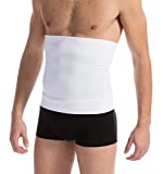 Farmacell Man 405 (Blanco, M) Faja Elástica Moldeadora y de contencion para Hombres