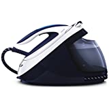 Philips PerfectCare Elite GC9614 2400W 1.8L Suela de T-ionicGlide Azul, Blanco - Centro de planchado (2400 W, 7,5 bar, 1,8 L, 500 g/min, 150 g/min, Suela de T-ionicGlide)
