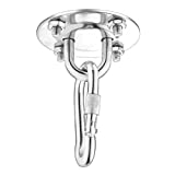 EKKONG Suspensión para Ganchos para Techo, Acero Inoxidable Gancho para Columpio Gancho para Colgar en Boxeo Soporte, Capacidad de Carga de hasta 400 kg (Profesional)